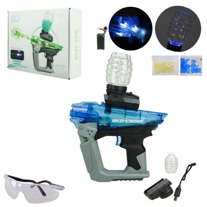 Пистолет Star Toys гелевые пули, аксессуары, свет CS001S (BLUE)