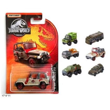 Машинка Matchbox "Jurassic World" металл FMW90