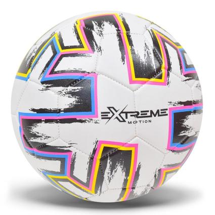 Мяч футбольный Extreme motion №5 PVC 340г сетка+иголка, машинная сшивка
