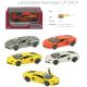 Машинка инерционная Kinsmart "Lamborghini Aventador LP 700-4" темно-серая 12 см двери открываются, модель 1:38