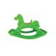 Качалка-конячка Doloni Toys 90x50 см пластикова з ручками, зелена з 1,5 років до 30 кг