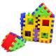 Конструктор с пазловым соединением Toys Plast Кошкин дом 67 крупных деталей, пластик
