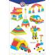 Конструктор Technok Toys разноцветные блоки, 380 деталей 0540