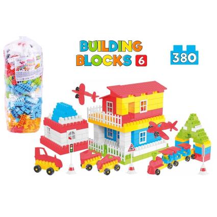 Конструктор Technok Toys різнокольорові блоки, 380 деталей 0540