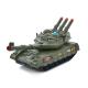 Танк-паркинг Heracles 34см раскладной с набором военного транспорта, 3 машинки, свет-звук