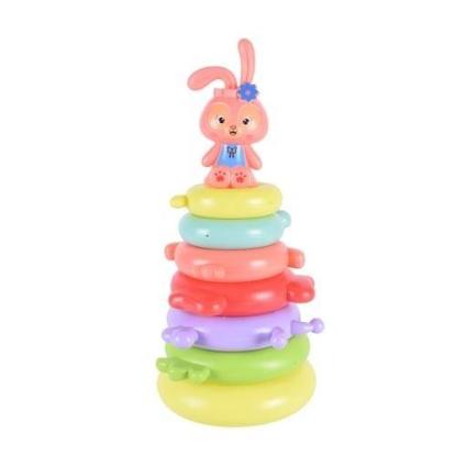 Пірамідка Star Toys Зайчик 7 кілець KD824-24