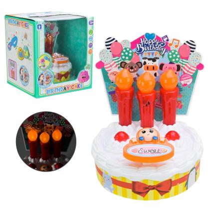 Игрушечный торт Star Toys со свечами, свет, музыка LKE3L