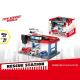 Гараж-паркінг Star Toys "Рятувальна станція" набір: 3 машинки, вертоліт, рація, світло-звук