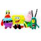 Мягкие игрушки Губка Боб: Patrick, Spongebob, Krabbs, Plankton набор героев 32см