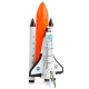 Космічний шатл Star Toys 21см модель 1:400 металевий, світло-звук