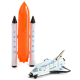 Космічний шатл Star Toys 21см модель 1:400 металевий, світло-звук