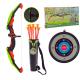 Лук зі стрілами на присосках Star Toys 40см Archery Kit сагайдак, мішень, підсвічування