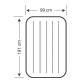 Одномісний матрац Intex з підголовником/вбудований електронасос 220В/99х191х25см/до 136кг/велюр