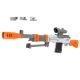 Снайперская винтовка Wenyi Blaster Zone 85см с мягкими патронами 10шт оптика/подножка