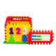 Домик-сортер Kinder Way 20см с часами и счетами 20 элементов, развивающая игрушка