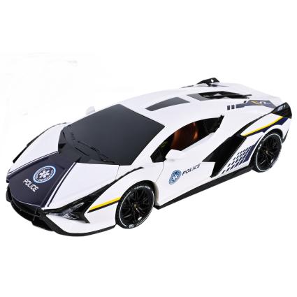 Полицейский спорткар Tianlida Lamborghini  1:16 открываються двери, свет, на батарейках