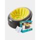 Intex кресло 112x109x69см Empire Chair желтое, велюровое, широкое сидение до 100кг