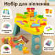 Мультистолик для ліплення Danko Toys Multi Table 80 предметів тісто/кінетичний пісок/слайм