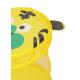 Корзина для игрушек Star Toys Тигр 41x41 см круглая, складная с крышкой на липучке и сумкой