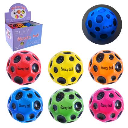 Пострибунчик арт. PR2451  Graviti ball  8 см  світиться 12 шт в дисплеї