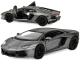 Машинка инерционная Kinsmart "Lamborghini Aventador LP 700-4" темно-серая 12 см двери открываются, модель 1:38