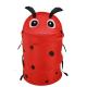 Кошик для іграшок Star Toys Божа корівка 60см червона кругла з кришкою, складана в сумці