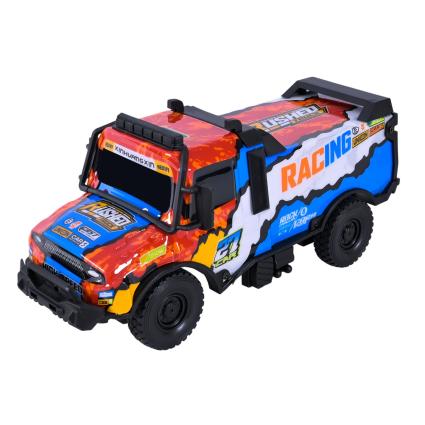 Гоночный грузовик на радиоуправлении XHX TOYS 22 см с аккумулятором и светящимся корпусом