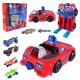 Робот-трансформер Star Toys паркинг с 4 машинками-динозаврами, катапультой, оружием и снарядом