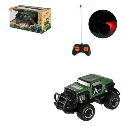 Джип на дистанционном управлении ToyCloud "Combat" 1:43 мини-модель внедорожника с пультом и подсветкой