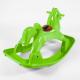Качалка-конячка Doloni Toys 90x50 см пластикова з ручками, зелена з 1,5 років до 30 кг
