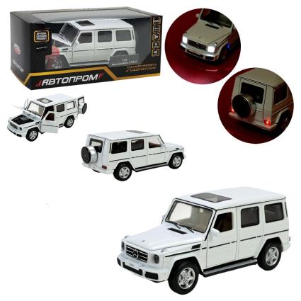 Машина мет. АВТОПРОМ арт. 68436 (48шт/2), 1:32 Mercedes-Benz G 350 d, батар, світ., звук, відкр..двері, короб. 18*9*9см