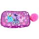 Косметичка для девочки Kids Hits 19см My Little Pony с пушистым брелком, на молнии