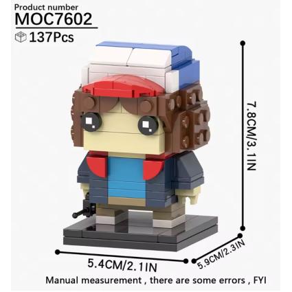 Конструктор MOOXI фігурка персонажа Дастіна Хендерсона Stranger Things 137 деталей