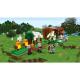 Конструктор Minecraft Логово разбойников My World 321 деталь Майнкрафт блоковый игровой набор 5 фигурок
