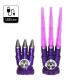 Ігрова перчатка світлодіодні пазурі вовка висувні Wolf Claw фіолетова з 3 led-кігтями, usb зарядка
