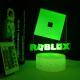 Roblox нічник 3D Led-лампа Роблокс 20см акрилова з 7 кольорами підсвічування, сенсорне та дистанційне керування