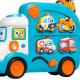 Іграшковий автобус-сортер Wtoys 66648 — музичний мандрівник з українським озвучуванням, підсвічуванням і машинками