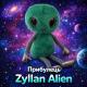 Пришелец Зиллан мягкая игрушка Jellycats Zyllan Alien 33см зеленый инопланетянин з длинными руками и нагами space series