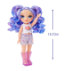 Кукла Аметиста Rainbow High Littles 15 см с лиловыми волосами, комплект одежды, обувь, сумочка и любимец в коробке