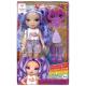 Кукла Аметиста Rainbow High Littles 15 см с лиловыми волосами, комплект одежды, обувь, сумочка и любимец в коробке