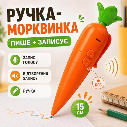 Зверополис ручка-диктофон морковка Джуди Гопс Disney Zootopia 15см запись нажатием кнопки, воспроизведение