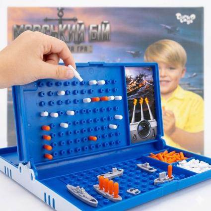 Настільна розважальна гра "Морський бій" укр (10) Danko Toys