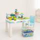 Детский столик с конструктором DOLONI TOYS Учимся и играем 82см комплект мебели и 2 набора конструктора