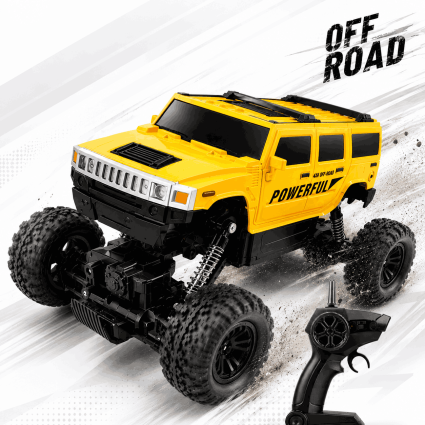 Джип на пульті Ma De Toys 27 см Off-Road жовтий масштаб 1:14 L-E565