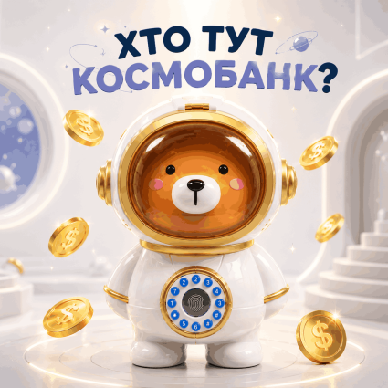 Електронна скарбничка-сейф ToyCloud Ведмедик-космонавт 630