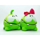Мягкие игрушки "Ам Ням и Ам Няша" Star Toys набор игрушечных монстриков 20 см герои игры Cut the Rope
