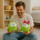 Мягкие игрушки "Ам Ням и Ам Няша" Star Toys набор игрушечных монстриков 20 см герои игры Cut the Rope