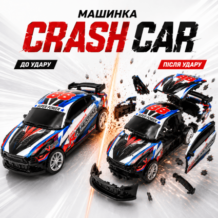 Машинка ToyCloud разбивается при столкновении 3309