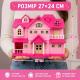 Кукольный домик Dreamy Fairy с мебелью 29см двухэтахный домик с кроликом, питомцами собачками и аксессуарами