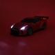 Радиоуправляемая дрифт-машинка Powermotors Nissan GT-R 1:24 с подсветкой и сменными колесами для дифта, Li-Ion